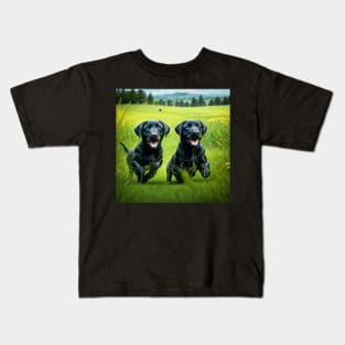 Labrador Retriever Puppies Kids T-Shirt